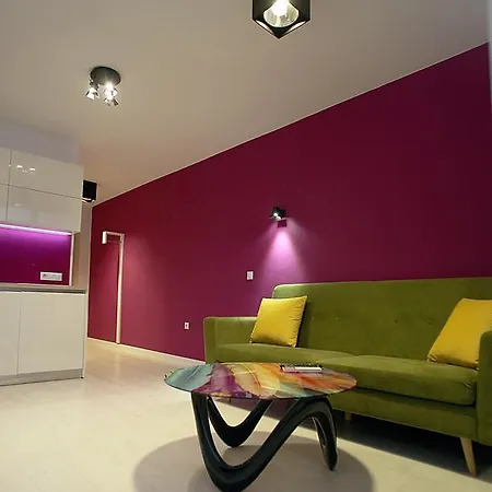 Turquoise And Magenta Apartament